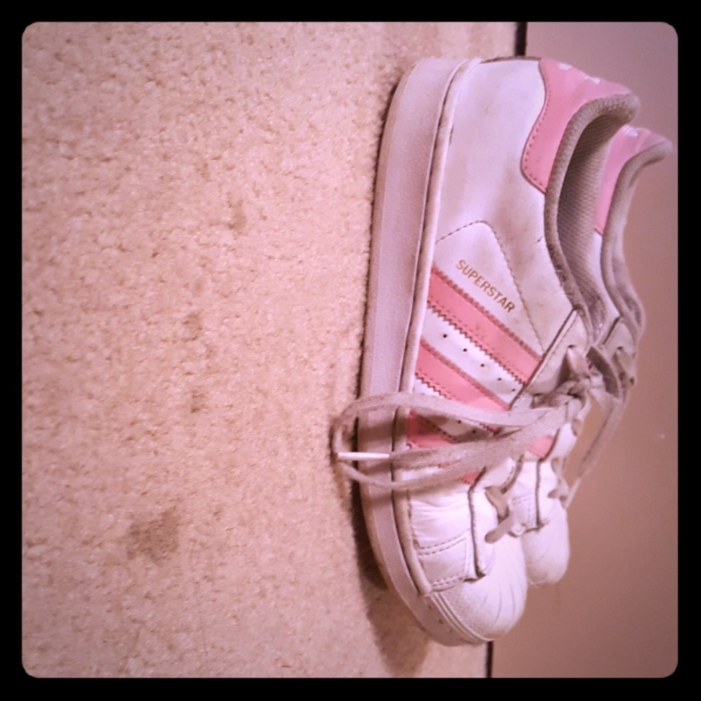 Pink Stripped Adidas SuperStar